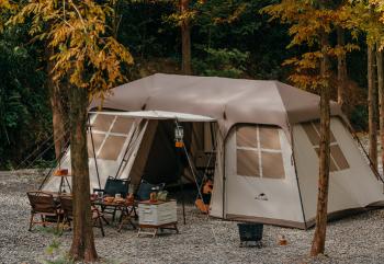 82 989 р. Палатка Naturehike Village 17, 4-местная, автоматическая, алюминиевый каркас, коричневая Naturehike cnh22zp021-br  с доставкой в г. Чебоксары. Увеличить фотографию 13