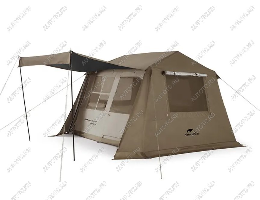 29 849 р. Палатка Naturehike Village 6.0 II поколения 4-местная, коричневая Naturehike cnk2300zp021-br  с доставкой в г. Чебоксары