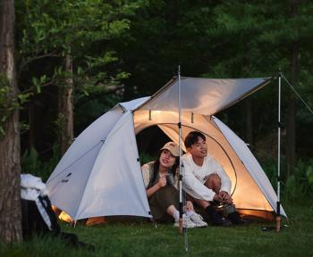 10 529 р. Палатка Naturehike Cloud-Creek, 2-местная, белая Naturehike cnk2300zp024-2w  с доставкой в г. Чебоксары. Увеличить фотографию 3