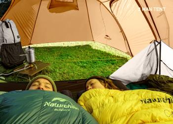 15 659 р. Палатка Naturehike Opalus 3-местная, алюминиевый каркас, оранжевый Naturehike nh17l001-l-tor  с доставкой в г. Чебоксары. Увеличить фотографию 10
