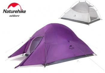 Палатка Naturehike Cloud Up 2-местная, алюминиевый каркас, пурпурный Naturehike nh17t001-t-tpur
