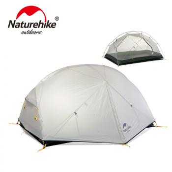 Палатка Naturehike Mongar Si 2-местная, алюминиевый каркас, сверхлегкая, серая Naturehike nh17t007-m-lgdgr