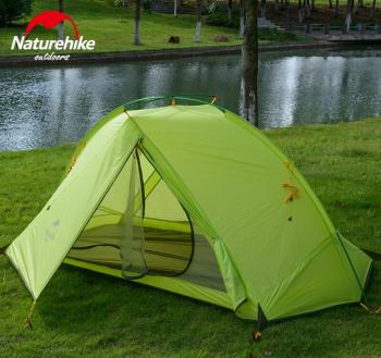 Палатка Naturehike Tagar Si 1-местная, алюминиевый каркас, сверхлегкая, зеленая Naturehike nh17t140-j-fgr