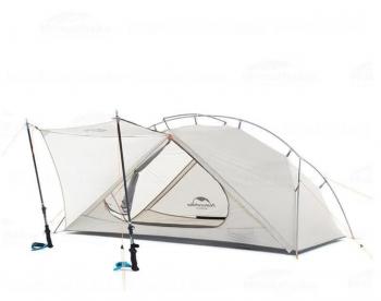 13 239 р. Палатка Naturehike VIK Si, 1-местная, алюминиевый каркас, белая Naturehike nh18w001-k-1w  с доставкой в г. Чебоксары. Увеличить фотографию 3