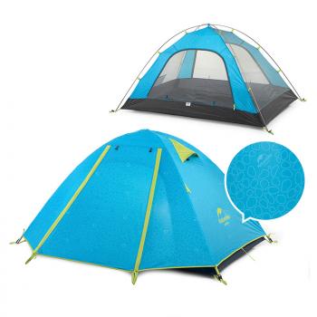9 399 р. Палатка Naturehike P-Series 2-местная, алюминиевый каркас, голубая Naturehike nh18z022-p-2sbl  с доставкой в г. Чебоксары. Увеличить фотографию 3