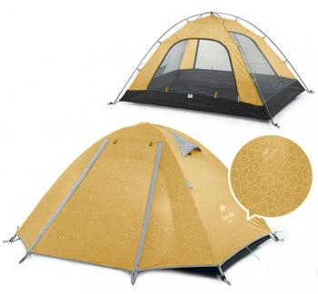 8 569 р. Палатка Naturehike P-Series 2-местная, алюминиевый каркас, желтая Naturehike nh18z022-p-2ye  с доставкой в г. Чебоксары. Увеличить фотографию 3