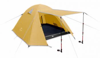 8 569 р. Палатка Naturehike P-Series 2-местная, алюминиевый каркас, желтая Naturehike nh18z022-p-2ye  с доставкой в г. Чебоксары. Увеличить фотографию 2