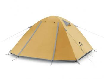 Палатка Naturehike P-Series 2-местная, алюминиевый каркас, желтая Naturehike nh18z022-p-2ye