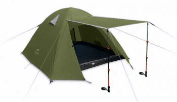 11 449 р. Палатка Naturehike P-Series 4-местная, алюминиевый каркас, зеленая Naturehike nh18z044-p-4dgr  с доставкой в г. Чебоксары. Увеличить фотографию 3