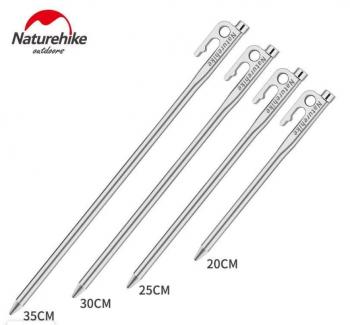 789 р. Колышек для палатки Naturehike нержавеющая сталь 30 см Naturehike nh19pj014-sl30  с доставкой в г. Чебоксары. Увеличить фотографию 2