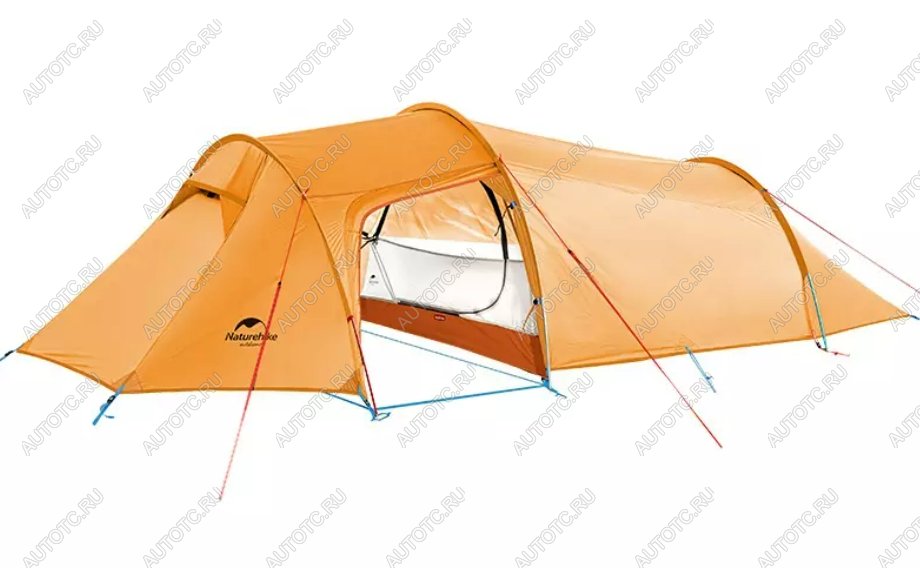 16 999 р. Палатка Naturehike Opalus 2-местная, алюминиевый каркас, оранжевая Naturehike nh20zp001-tor  с доставкой в г. Чебоксары