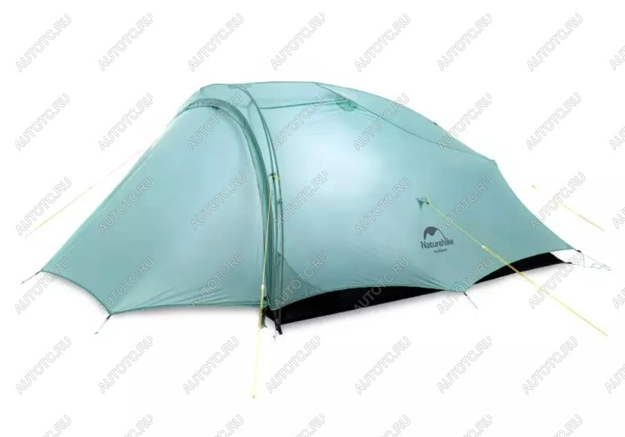 13 949 р. Палатка Naturehike Outdoor 2-местная, алюминиевый каркас, сверхлегкая, голубой Naturehike nh20zp091-2lbl  с доставкой в г. Чебоксары