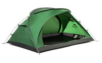 Палатка Naturehike Bear-Ul2 2-местная, алюминиевый каркас, зеленая Naturehike nh20zp108-fgr