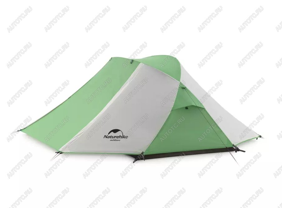 13 519 р. Палатка Naturehike Butterfly 2-местная, алюминиевый каркас, бело-зеленая Naturehike nh21yw132-whgr  с доставкой в г. Чебоксары
