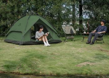 8 699 р. Палатка Naturehike 4-местная, быстросборная, зеленая Naturehike nh21zp008-4fgr  с доставкой в г. Чебоксары. Увеличить фотографию 27