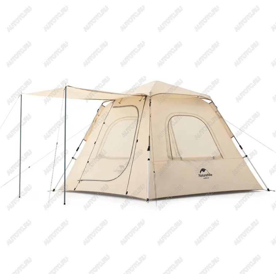 13 949 р. Палатка Naturehike Ango 3-местная, быстросборная, бежевая Naturehike nh21zp010-kh  с доставкой в г. Чебоксары