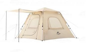 Палатка Naturehike Ango 3-местная, быстросборная, снежная юбка, бежевая Naturehike nh21zp010-khskr