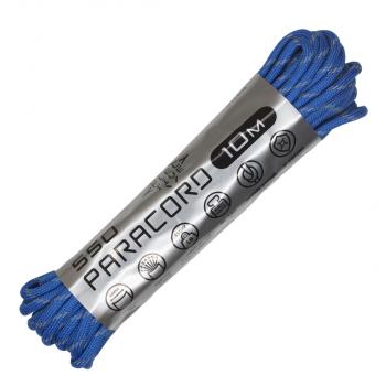 Паракорд 550 CORD nylon 10м световозвращающий (blue) CORD 550.n10.lm.bl