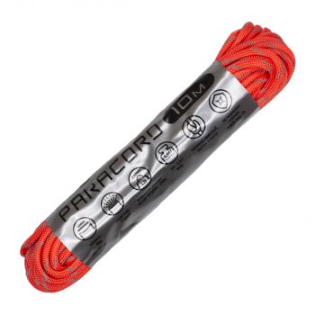 Паракорд 550 CORD nylon 10м световозвращающий (neon orange) CORD 550.n10.lm.n.or
