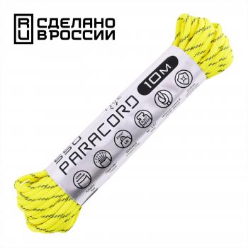 Паракорд 550 CORD nylon 10м световозвращающий (neon yellow) CORD 550.n10.lm.n.y