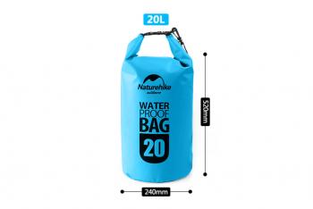1 119 р. Гермомешок Naturehike Ocean Pack 20 л. (синий) Naturehike fs15m010-j-20bl  с доставкой в г. Чебоксары. Увеличить фотографию 4