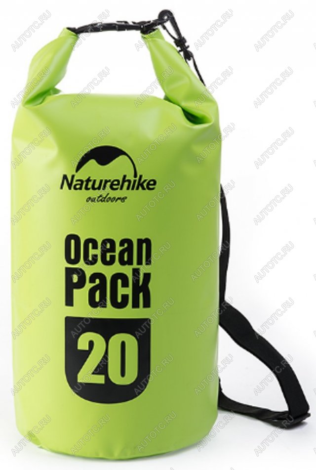 1 009 р. Гермомешок Naturehike Ocean Pack 20 л. (зелёный) Naturehike fs15m010-j-20gr  с доставкой в г. Чебоксары