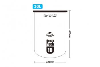 879 р. Гермомешок Naturehike Ocean Pack 10 л. (синий) Naturehike fs15m010-j10bl  с доставкой в г. Чебоксары. Увеличить фотографию 6