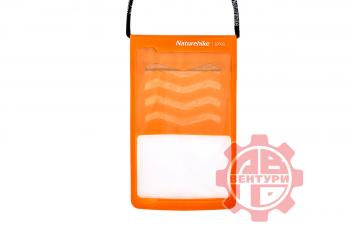 Гермочехол Naturehike плоский для телефона 11х20 см. (оранжевый) Naturehike nh20sm003-or