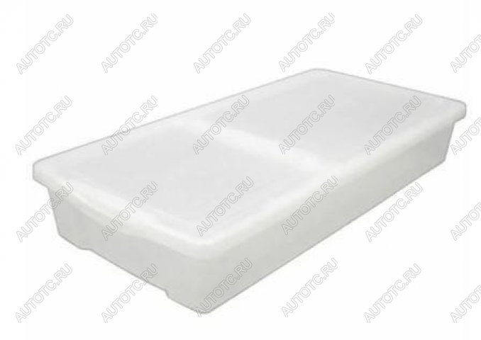 3 879 р. Короб для хранения IRIS UNDER-BED PLASTIC BOX 46л, прозрачный IRIS OHYAMA ub950cl  с доставкой в г. Чебоксары