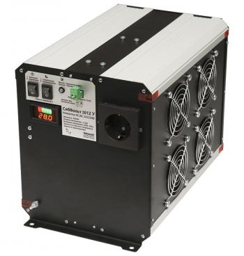 Инвертор (преобразователь напряжения) СибВольт 3012У DCAC, 12В220В, 3000Вт СИБКОНТАКТ св-3012у