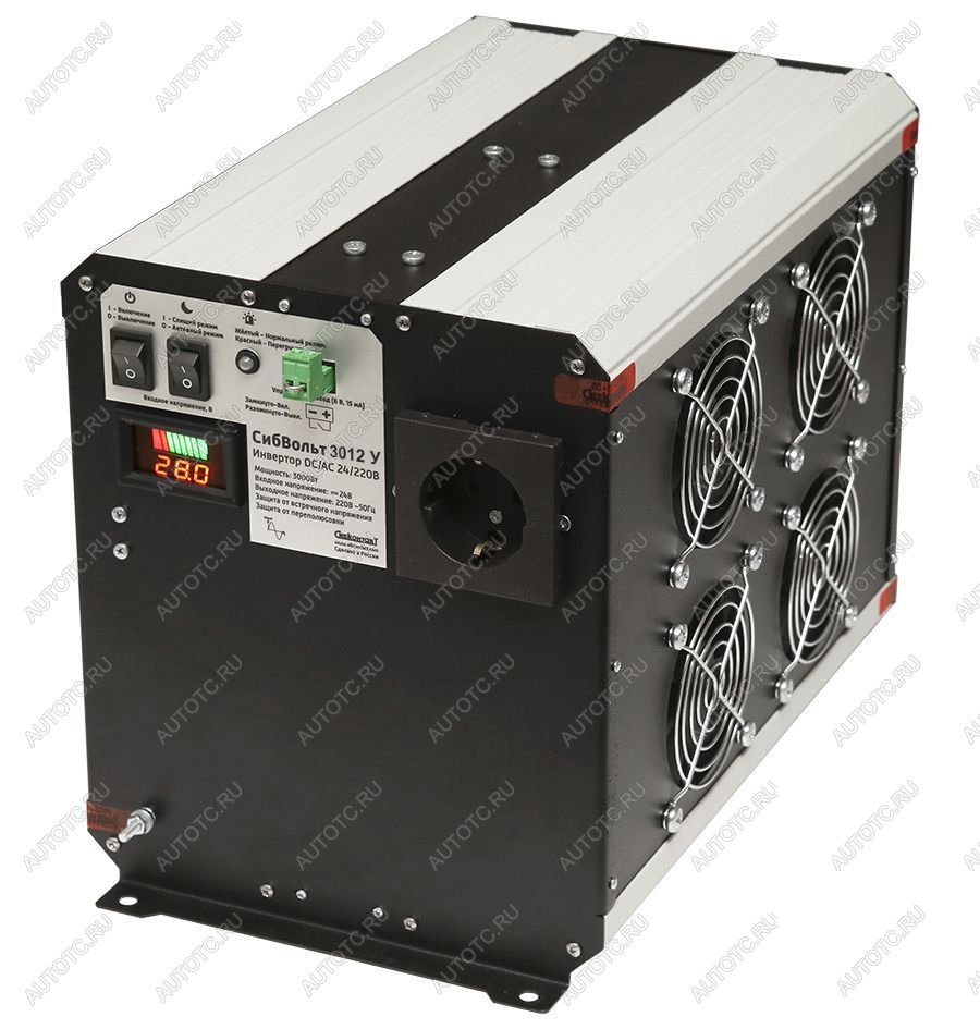 50 399 р. Инвертор (преобразователь напряжения) СибВольт 3012У DCAC, 12В220В, 3000Вт СИБКОНТАКТ св-3012у  с доставкой в г. Чебоксары
