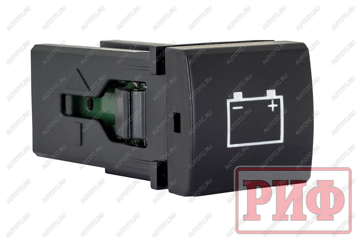 909 р. Кнопка ВКЛВЫКЛ, голубой, BATTERY TOYOTA 22x22 РИФ rif22-1-7111304  с доставкой в г. Чебоксары