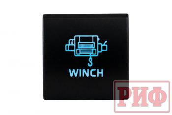 1 089 р. Кнопка ВКЛВЫКЛ, голубой, WINCH POWER TOYOTA 22x22 РИФ rif22-1-7111704  с доставкой в г. Чебоксары. Увеличить фотографию 3