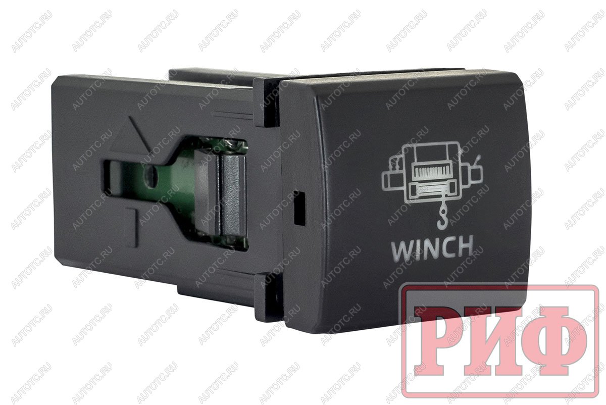 1 089 р. Кнопка ВКЛВЫКЛ, голубой, WINCH POWER TOYOTA 22x22 РИФ rif22-1-7111704  с доставкой в г. Чебоксары