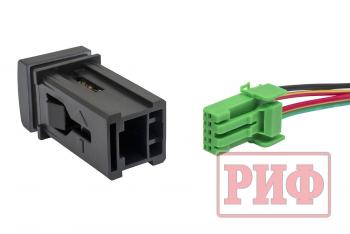 909 р. Кнопка ВКЛВЫКЛ, голубой, FRONT LIGHTS TOYOTA 22x22 РИФ rif22-1-7111904  с доставкой в г. Чебоксары. Увеличить фотографию 6