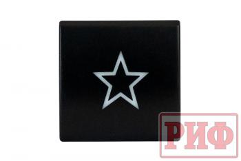 909 р. Кнопка ВКЛВЫКЛ, голубой, универсальная, TOYOTA 22x22 РИФ rif22-1-7112204  с доставкой в г. Чебоксары. Увеличить фотографию 2