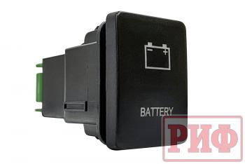 Кнопка ВКЛВЫКЛ, белый, BATTERY TOYOTA 32x22 РИФ rif22-1-1104304