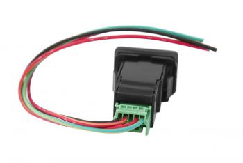 789 р. Кнопка ВКЛВЫКЛ, белый, универсальная TOYOTA 32x22 РИФ rif22-1-1108904  с доставкой в г. Чебоксары. Увеличить фотографию 2