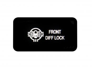 789 р. Кнопка ВКЛВЫКЛ, белый, FRONT DIFF LOCK TOYOTA 40x20 горизонтальная РИФ rif22-1-1109514  с доставкой в г. Чебоксары. Увеличить фотографию 2