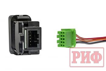 789 р. Кнопка ВКЛВЫКЛ, белый, REAR DIFF LOCK TOYOTA 40x20 горизонтальная РИФ rif22-1-1109614  с доставкой в г. Чебоксары. Увеличить фотографию 4