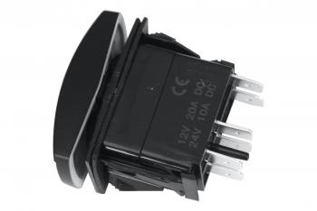 619 р. Переключатель ВКЛВКЛВЫКЛ, красный, СВЕТ НА КРЫШЕ РИФ rif22-1-2903800  с доставкой в г. Чебоксары. Увеличить фотографию 2