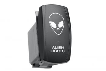 Переключатель ВКЛВЫКЛ, синий, ALIEN LIGHTS РИФ rif22-1-4102900