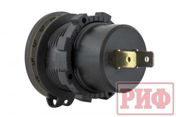 1 699 р. Розетка USB 2 QC 3.0 с вольтметром РИФ rif22-4-01460  с доставкой в г. Чебоксары. Увеличить фотографию 3