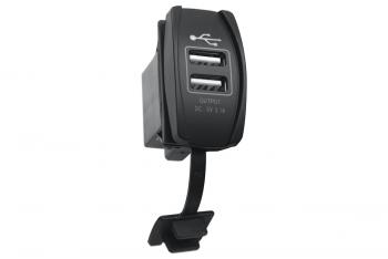789 р. Розетка USB 3,1A дизайн Переключатель, с крышкой РИФ rif22-4-1008300  с доставкой в г. Чебоксары. Увеличить фотографию 2