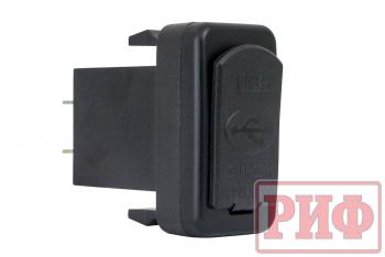 1 849 р. Розетка USB 2 QC 3.0 для Toyota 40x20 РИФ rif22-4-1013700  с доставкой в г. Чебоксары. Увеличить фотографию 2