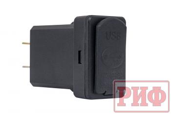 1 849 р. Розетка USB 2 QC 3.0 для Toyota 30x22х38 РИФ rif22-4-1013800  с доставкой в г. Чебоксары. Увеличить фотографию 2