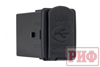 1 849 р. Розетка USB 2 QC 3.0 для Nissan 30x22х38 РИФ rif22-4-1013900  с доставкой в г. Чебоксары. Увеличить фотографию 2