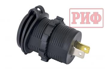 1 589 р. Розетка USB 2 QC 3.0 34x37х54 РИФ rif22-4-1014000  с доставкой в г. Чебоксары. Увеличить фотографию 4