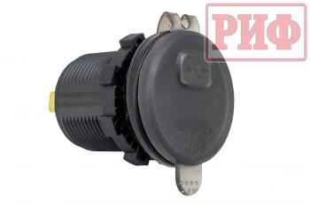 270 р. Розетка USB QC 3.0 с вольтметром, 34x37х54 РИФ rif22-4-1014200  с доставкой в г. Чебоксары. Увеличить фотографию 2
