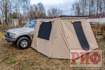 28 029 р. Стенки к автомобильной маркизе РИФ 2,13Х2.5 м Black Out РИФ rifan5306-2025v  с доставкой в г. Чебоксары. Увеличить фотографию 4